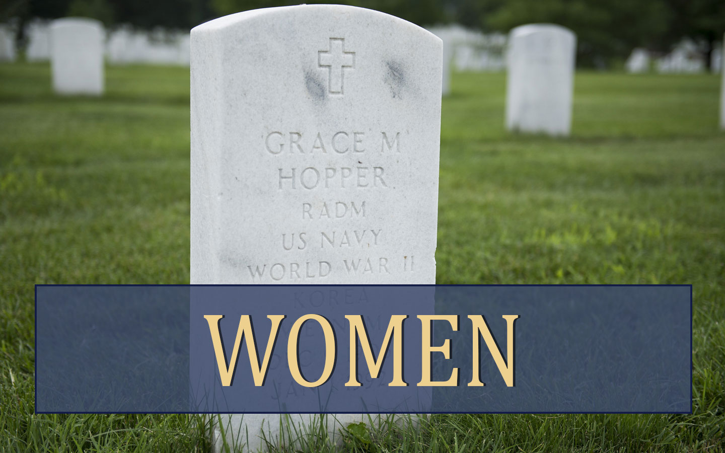 Women at Arlington National Cemetery