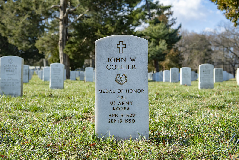 john w collier grave marker