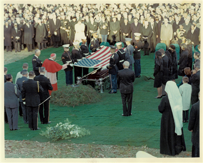 an original photograph of the funeral of President John F. Kennedy, November 25, 1963