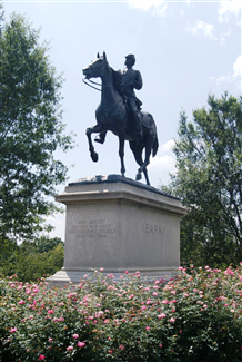 A memorial to Mexican-American War Major General Philip Kearny Jr.