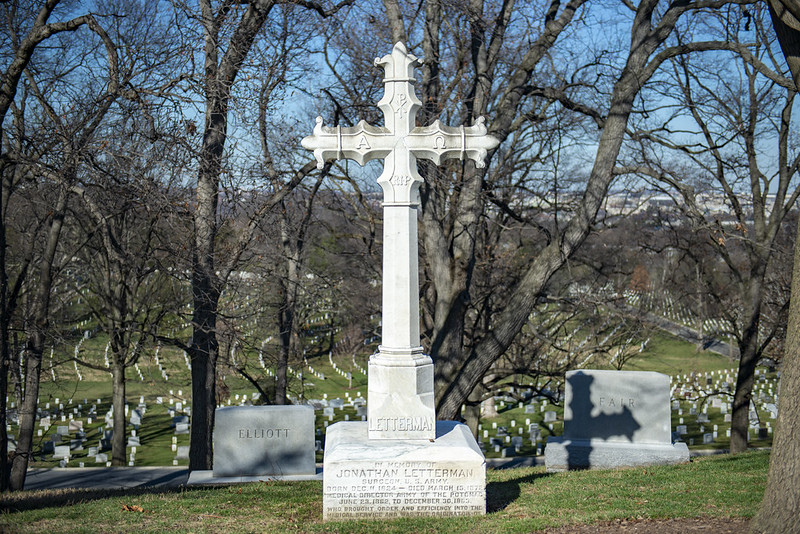 Gravesite of Jonathan Letterman, the father of battlefield medicine