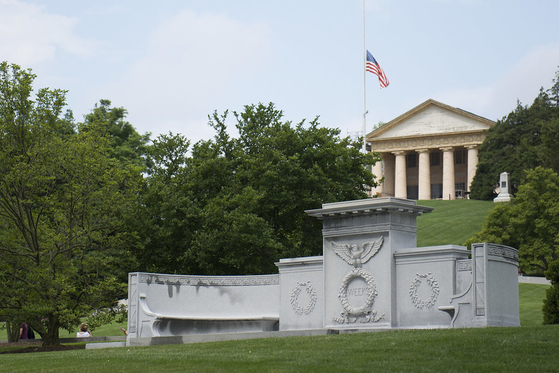 The monumental private marker of Gilded Age financier and Congressman John W. Weeks The monumental private marker of Gilded Age financier and Congressman John W. Weeks